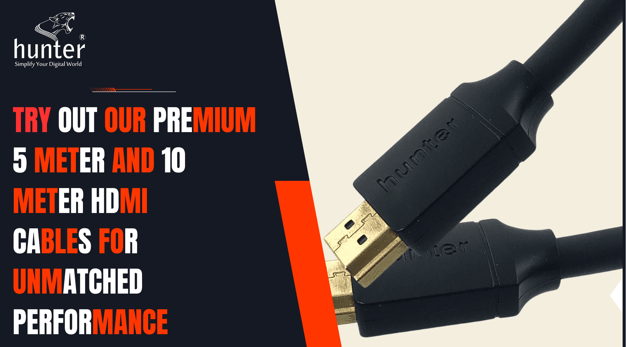 An Ultimate Guide to Hunter HDMI Cables: Choosing Between HDMI Cable 5-Meter and 10-Meter Length