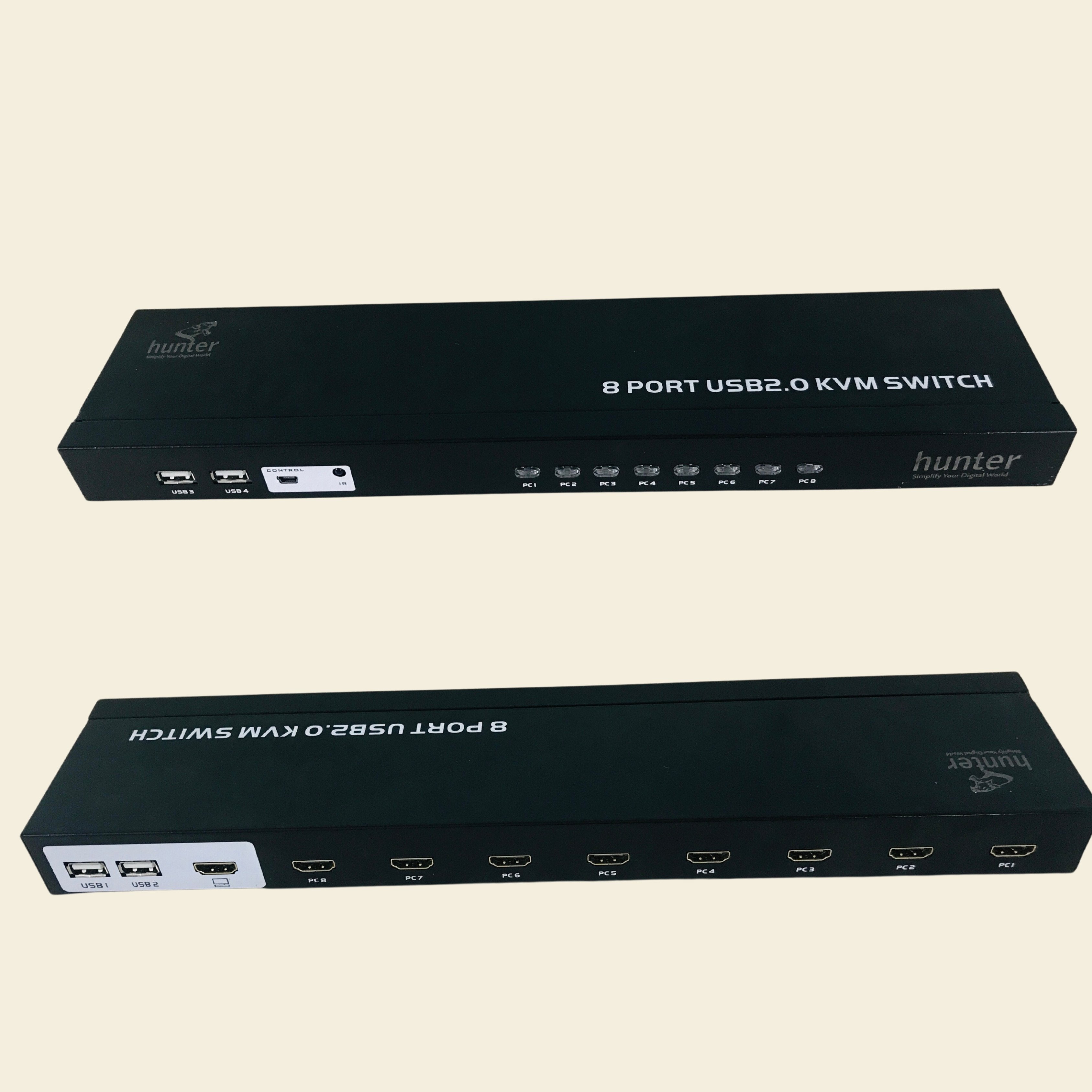 Hunter 8 Port KVM Switch, 4K2K@30hz-9256